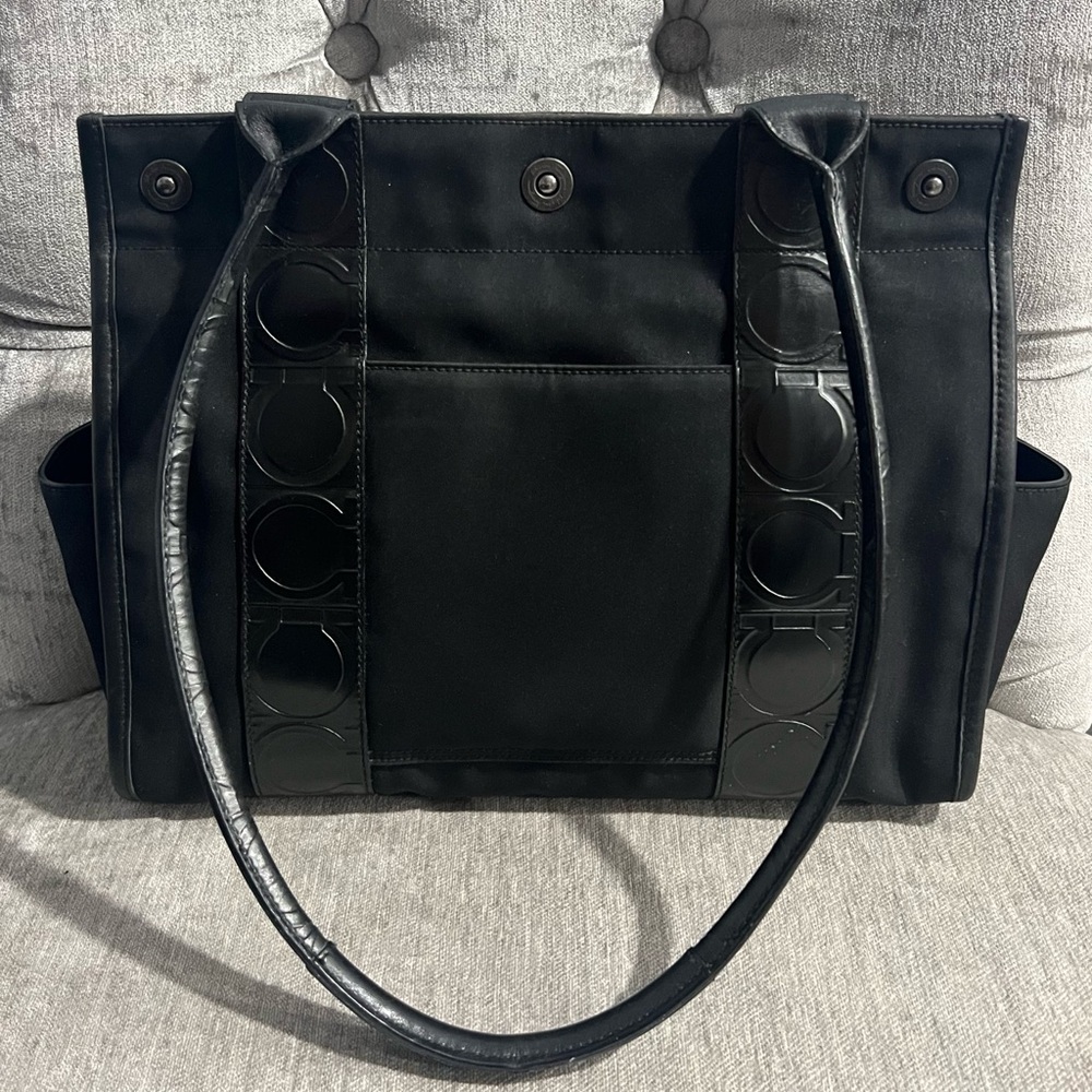 Authentic Salvatore Ferragamo Gancini Tote - EUC